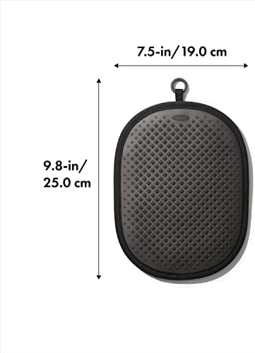 OXO Good Grips Non-Slip Silicone Pot Holder Black - Heat-Resistant Durable