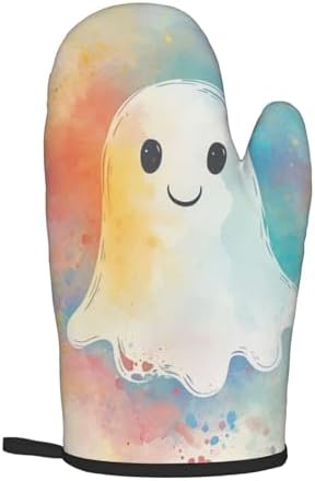 Halloween Friendly Ghost Mitts Pot Holders Set