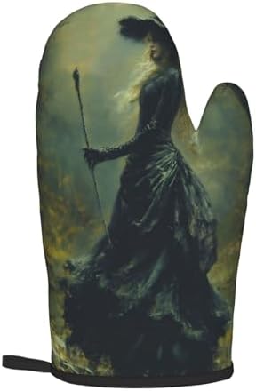 Halloween Witch Thermal Pot Holder Set Cozy Heat-Resistant