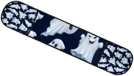 Scary Ghost Double Oven Mitts Heat-Resistant Gloves for Cooking Baking