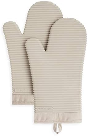 KitchenAid Ribbed Silicone Oven Mitts 2 Count