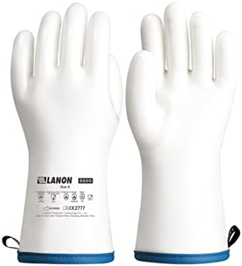 LANON Liquid Silicone Oven Mitts - Heat Resistant Food Grade Waterproof