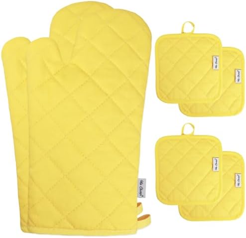 Win Change 6 Piece Oven Mitts and Pot Holders Set