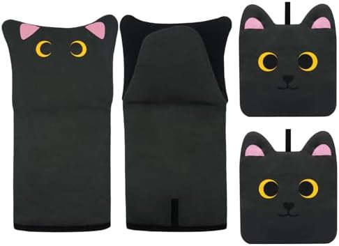 Oven Mitts for Kitchen Fun Heat Resistant Cat Mitts Set