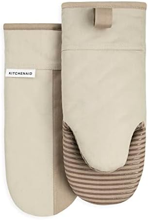 Two-Tone Oven Mitts Set for KitchenAid Heat-Resistant Durable