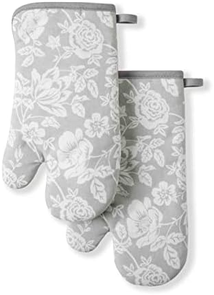 Martha Stewart Prints - Heat-Resistant Oven Mitts Set - 7x13