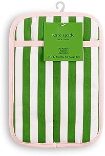 KATE SPADE NEW YORK Botanical Stripe Cotton Pot Holder Set