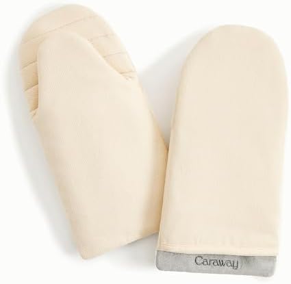 Warmth in Kitchen 100 Organic Cotton Double-Layer Oven Mitts