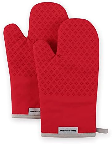 KitchenAid Oven Mitt Set Fire Red 2 Piece