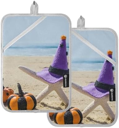 Beachy Vibes - 2-Piece Starfish Potholders Set