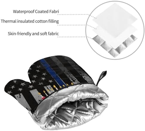 Happy Hanukkah Premium Oven Mitts Set Best