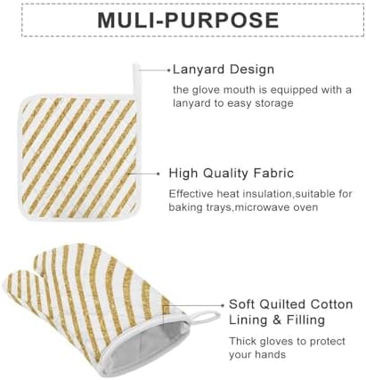 Curdesi Oven Mitts Set