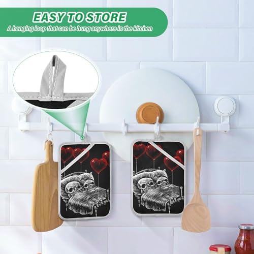 Love Oven Halloween 2-Piece Pot Holder Set