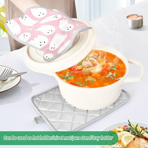 Cute Heat-Resistant Pot Holder Set for Kitchen Use