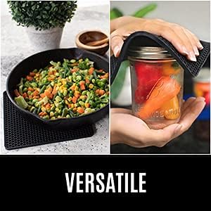 Silicone Oven Mitts BundleHot-Air Resistant Kitchen Gloves 100 Safe Durable