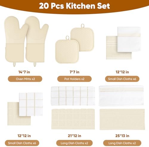 High-Quality Silicone Oven Mitts Pot Holder Soft Heat Resistant Kitchen Essential