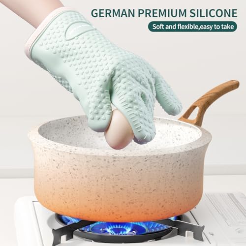 MAD SHARK Heat-Resistant Silicone Oven Mitts