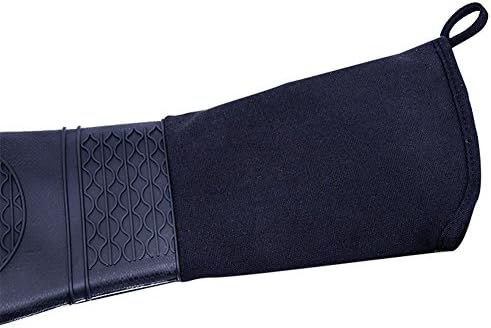 Heat-Resistant Silicone Oven Mitts with Extra Long Protection