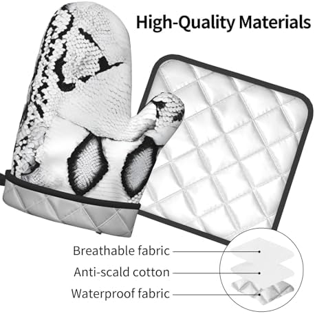 Quopvn - Non-Slip Oven Mitts