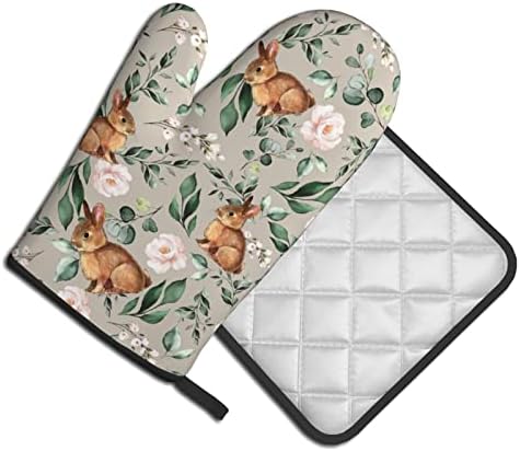 Cute Bunnies Heat Resistant Pot Holder