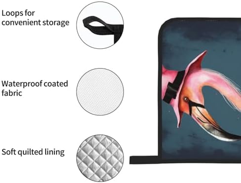 Halloween Flamingo Kitchen Set