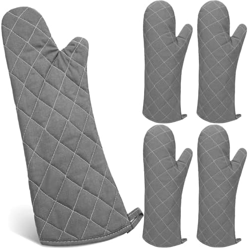 High-Quality Heat-Resistant 17 Oven Mitts for Kitchen Use