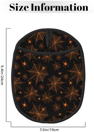 2PCS Halloween Spiderweb Silicone Pot Holder Set