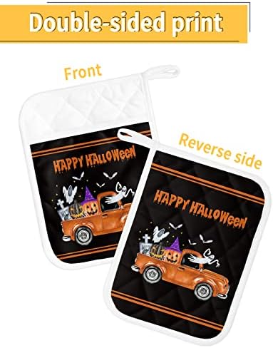 HilariousM Spooky Halloween 5PCS Pot Holders Desktop Potty Holder Heat-Resistant Kitchen Gadgets