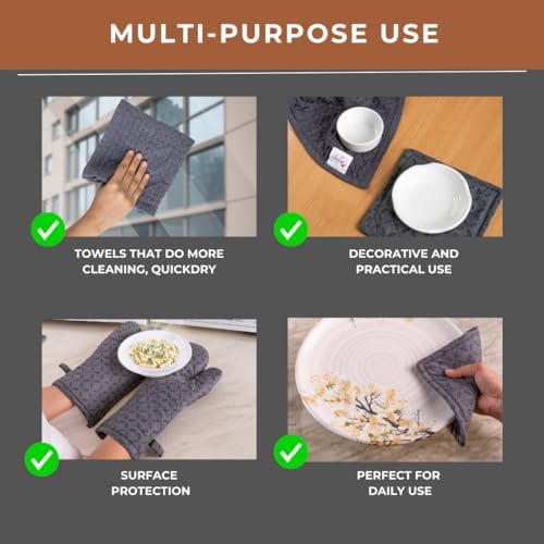 Safe Oven Mitts and Cleaning Essentials