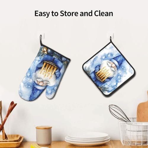 Gjieliness Hanukkah Gnome Oven Mitts Set