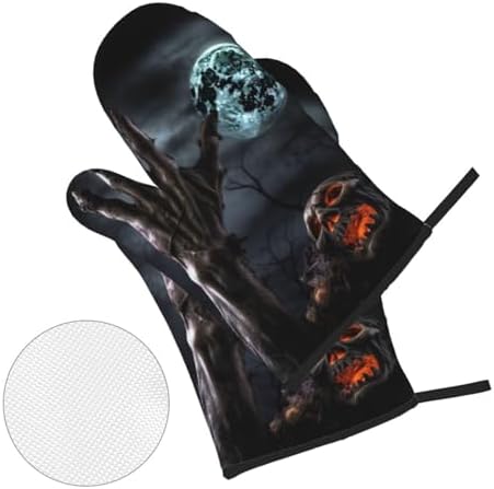 HD Halloween Zombie printed Oven Mitts Pot Holders