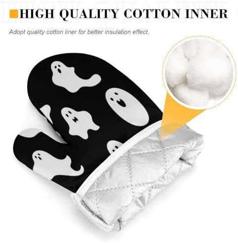 Scarecacked Halloween Goth Oven Mitts Coasters Set