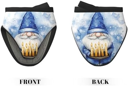 Hanukkah Gnome Silicone Oven Mitts Heat Resistant Kitchen Gloves