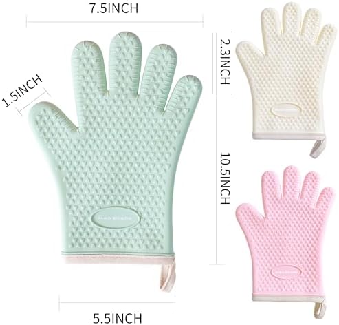MAD SHARK Heat-Resistant Silicone Oven Mitts