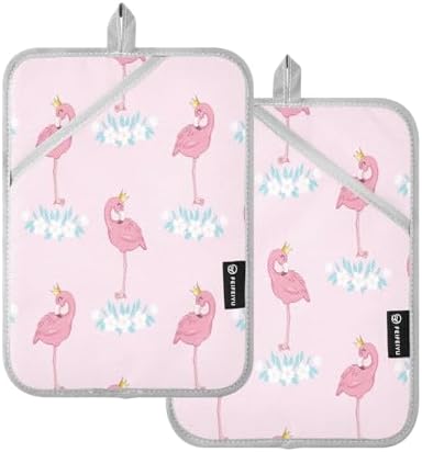 Flamingo Pink Bird Baking Pot Pans Set