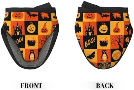 Halloween Symbol Oven Mitts - Heat Resistant Non-Slip