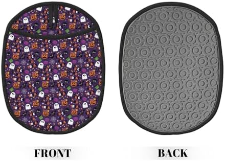 Halloween Candy Pot Holders Heat Resistant Oven Mitts with Pocket