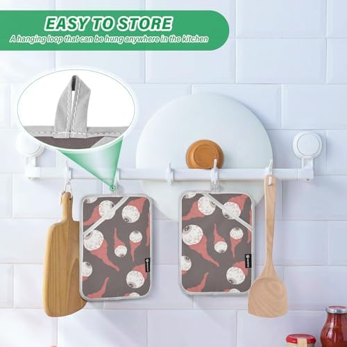 Halloween 2-Piece Pot Holder Set with Pockets