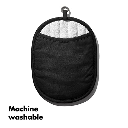 OXO Good Grips Non-Slip Silicone Pot Holder Black - Heat-Resistant Durable