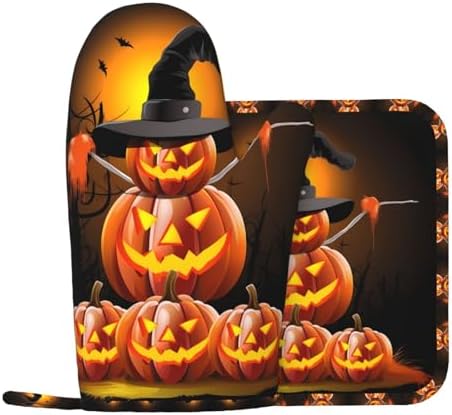 Halloween Oven Mitts Pot Holders