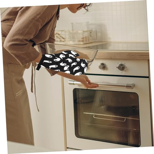 Cabilock Safe Hands Halloween Oven Glove Set