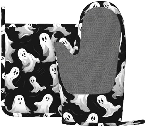Halloween Silicone Oven Mitts Set