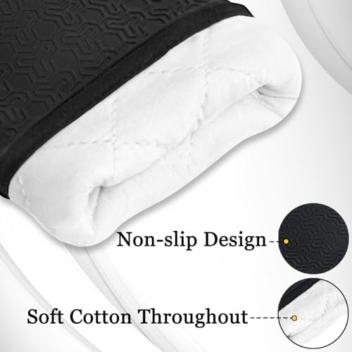 Premium Oven Mitts Pot Holders Set for Heat-Resistant Cooking