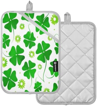 Spring Green Heat Resistant 2-Pack Pot Holder