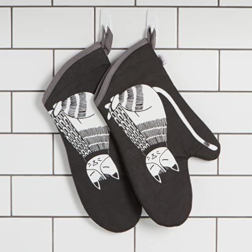 Now Designs Basic Oven Mitt Heat-Protected Purr Party 2 Count