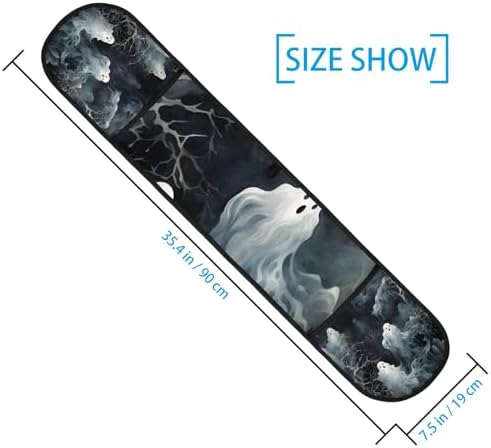 Halloween Abstract Ghosts Oven Mitt Padded Heat-Resistant Kitchen Tool