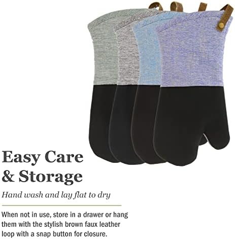 Cuisinart Chambray Oven Mitts 2pk - Heat Resistant