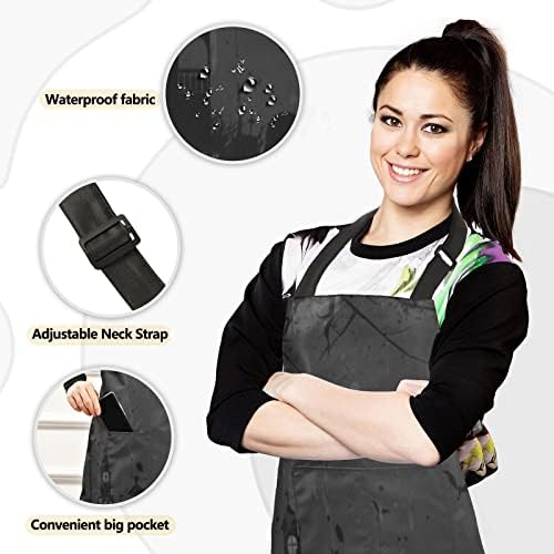Creative Halloween Bats Castle Retro Cooking Apron Set 5 Pcs