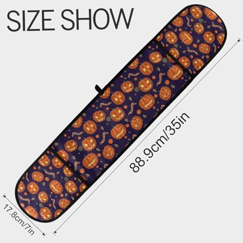 Halloween Orange Pumpkin Oven Mitts Non-Slip Hot Pads