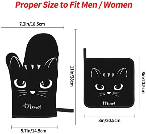 Safe Kitchen Mitts Set